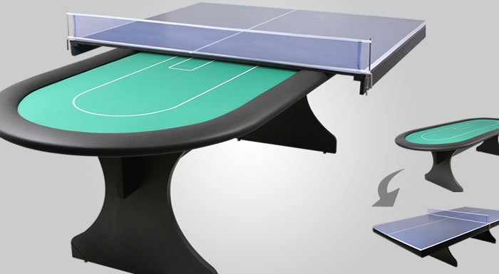 Mesa de Ping-Pong e Poker 2 em 1 Tênis de Mesa - Pro11